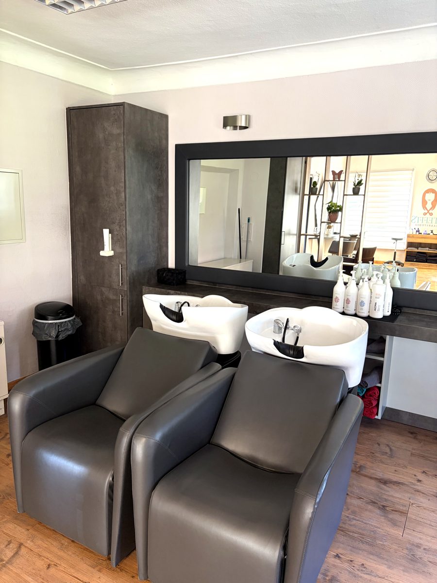 Styling-Bereich mit Spiegeln